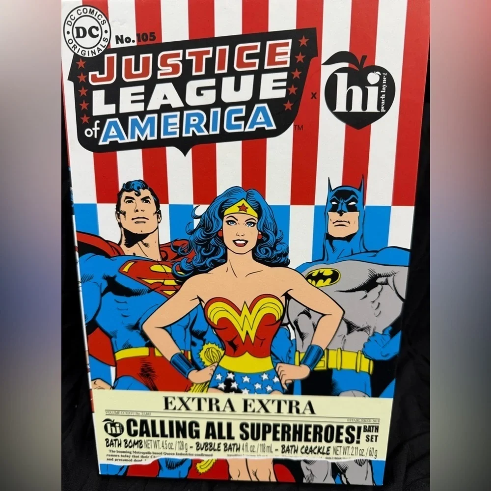 NEW Justice League of America Bath Bomb Bubble Bath Set